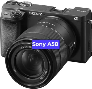 Ремонт фотоаппарата Sony A58 в Самаре